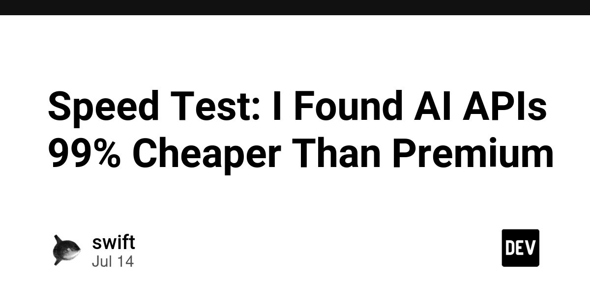 AI APIs: Found Models 99% Cheaper Than Premium Options