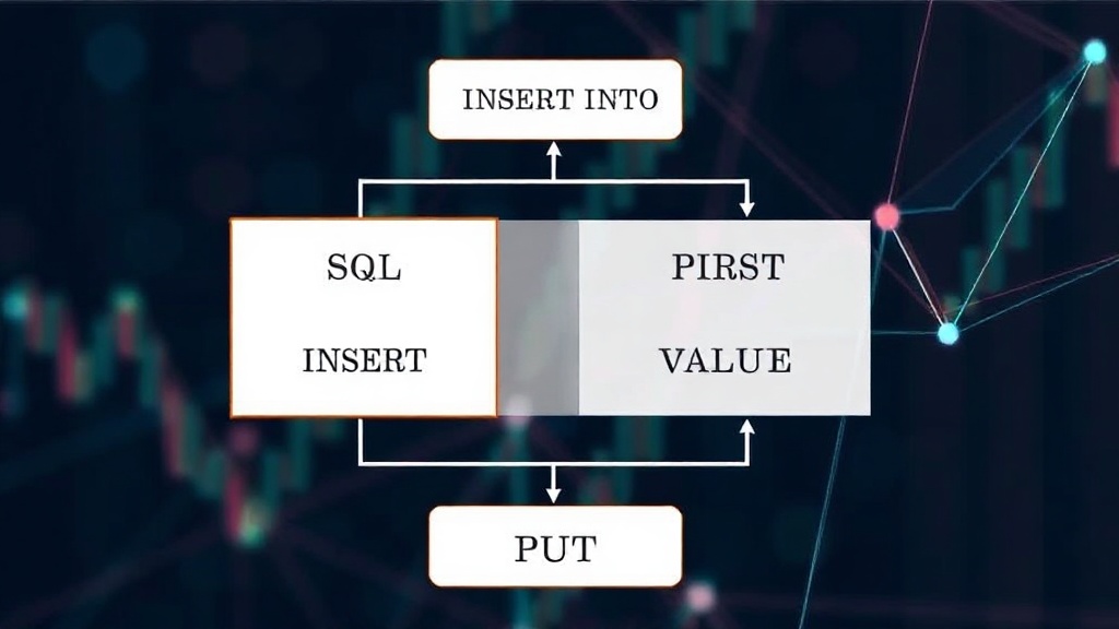 Diagram illustrating the mapping of SQL INSERT INTO statement to key-value PUT operation