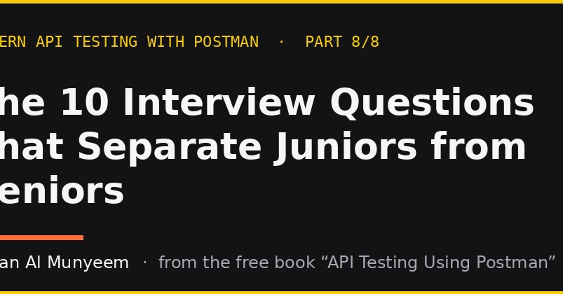 API Testing Interview Questions: Beyond Trivia