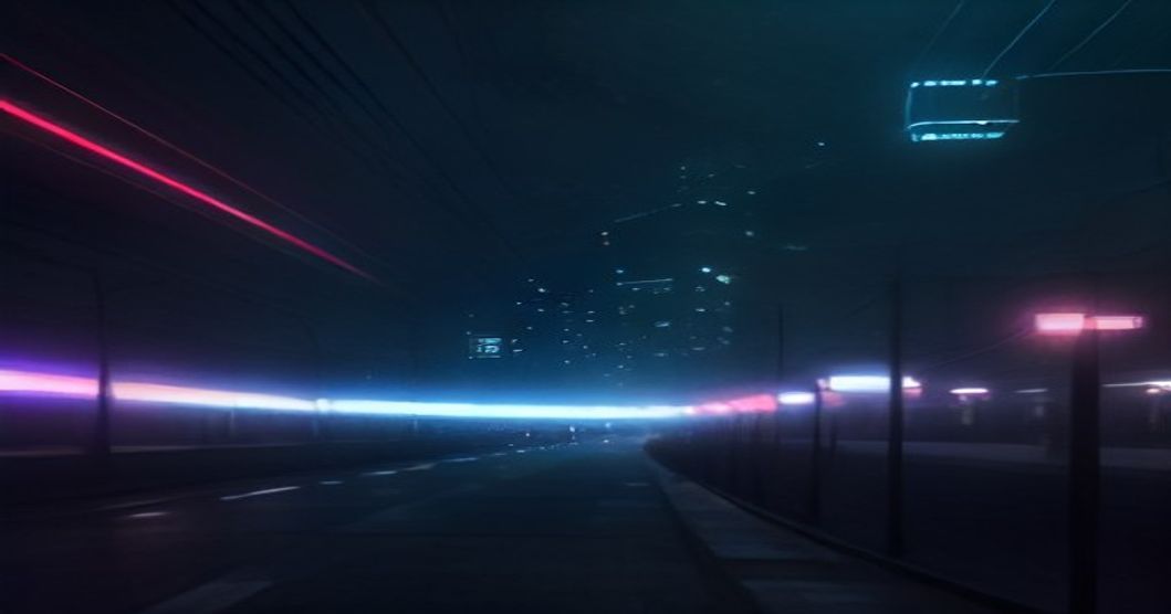 Conceptual rendering of a smart city grid with interconnected surveillance nodes
