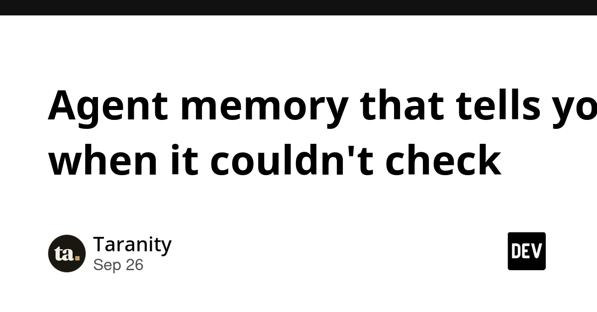 Agent Memory Now Auditable, Reveals Retrieval Failures