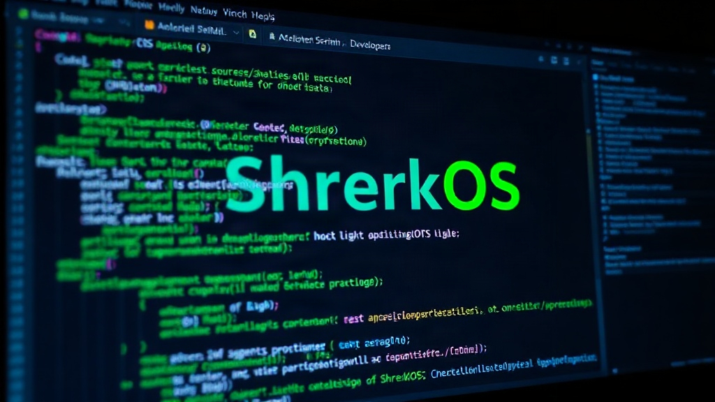 Developer's terminal output showing ShrekOS boot sequence