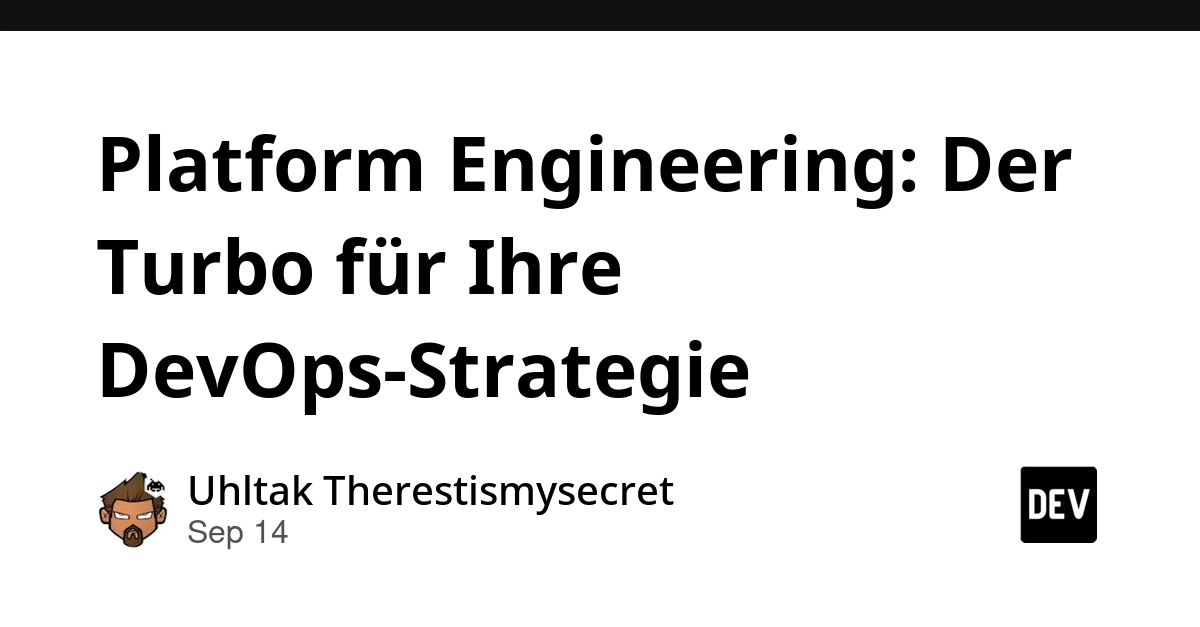 Platform Engineering: The DevOps Accelerator