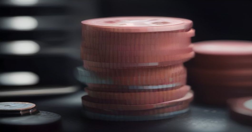 A graphic illustrating stacks of money with the YouTube play button logo.