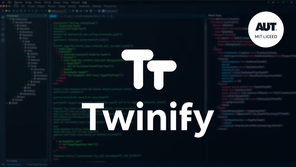 Twinify logo and core features: Lightweight, Familiar, MIT Licensed