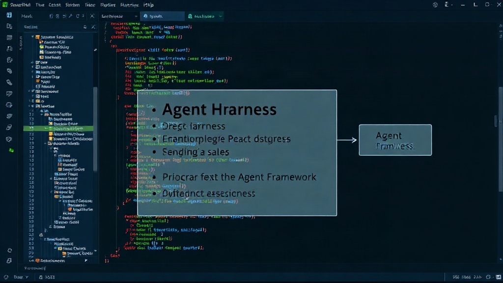 Conceptual diagram of Microsoft Agent Framework's Agent Harness architecture