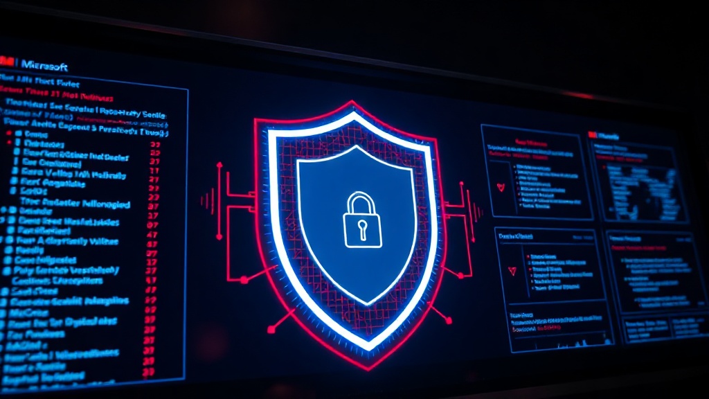 Microsoft security operations center dashboard displaying threat intelligence feeds