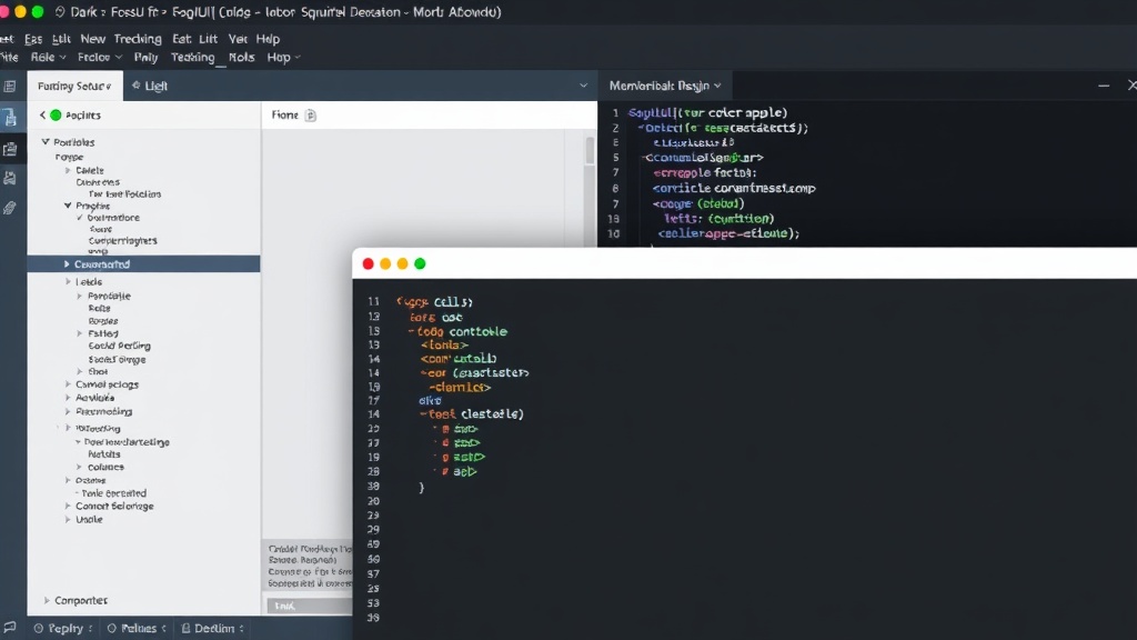FossUI components showcasing squircle corner aesthetics in light and dark themes.
