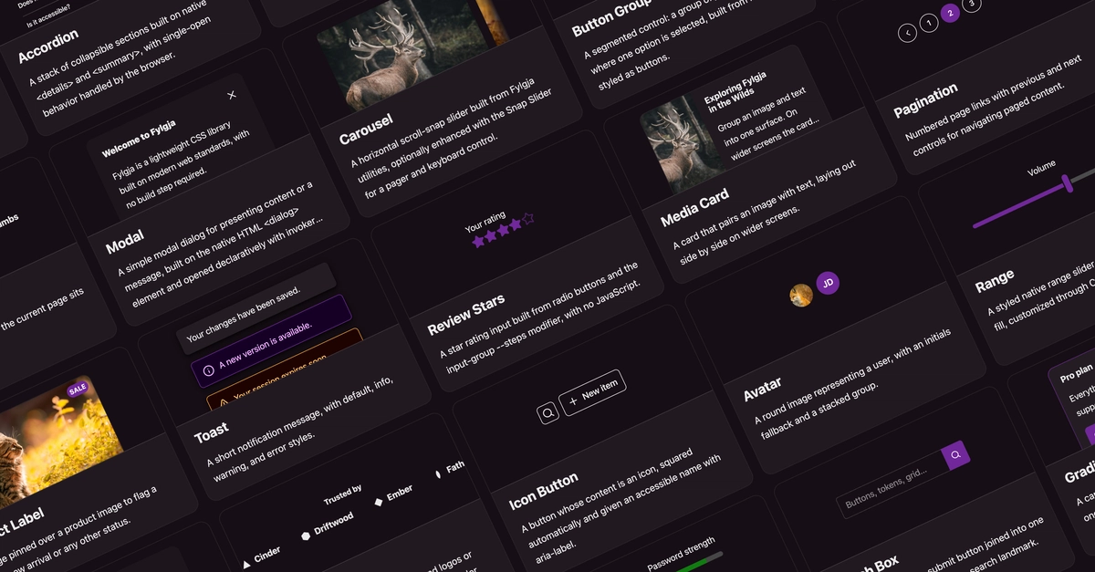 Fylgja UI: Free, Copy-Paste Components Bypass Framework Lock-in
