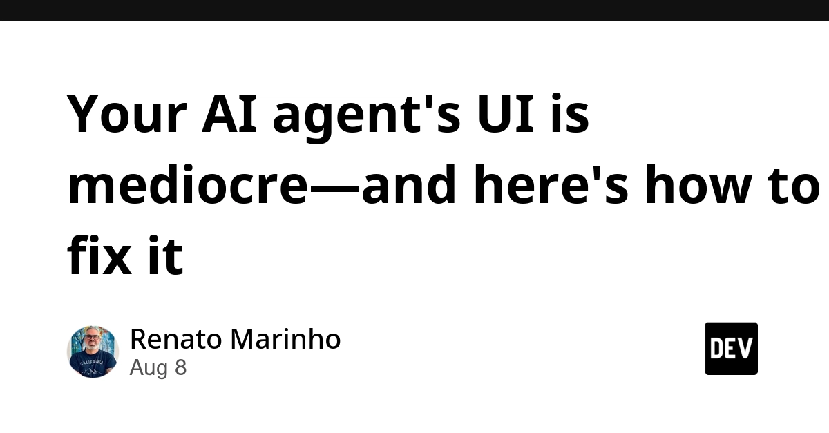AI Agent UIs Lack Design Intent, Creating 'Zombie Interfaces'