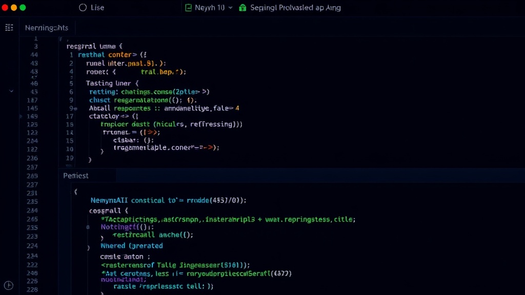 Screenshot of NemynAI's integration code snippet for website embedding