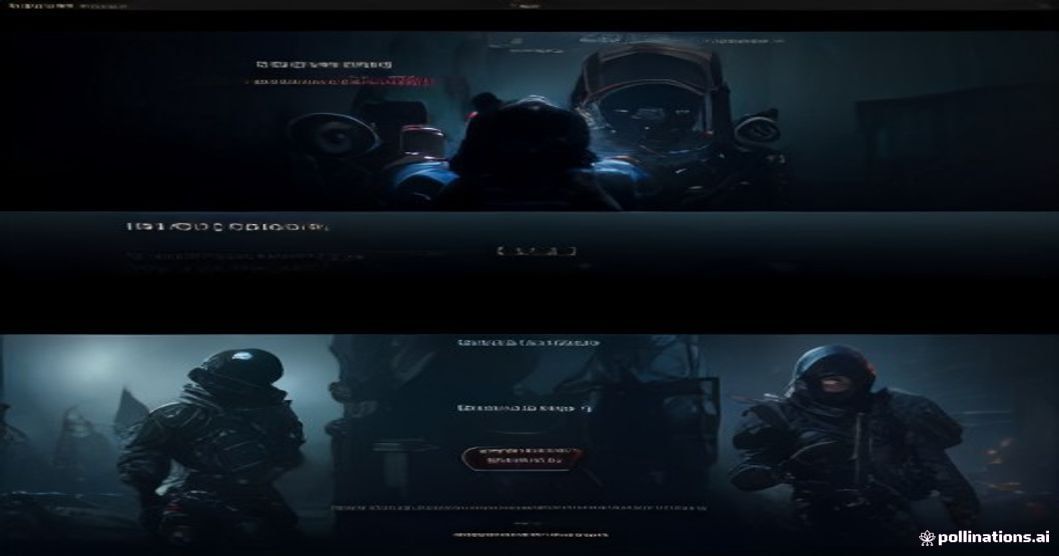 Screenshot of a fake Steam game store page with malicious download links