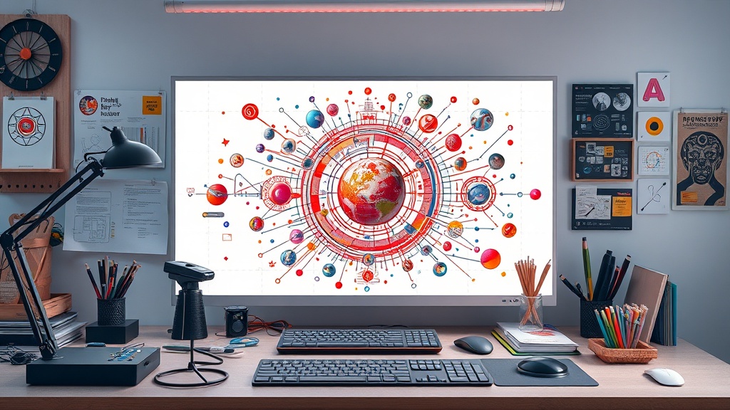 A visual representation of a complex AI art prompt being translated into intricate imagery.