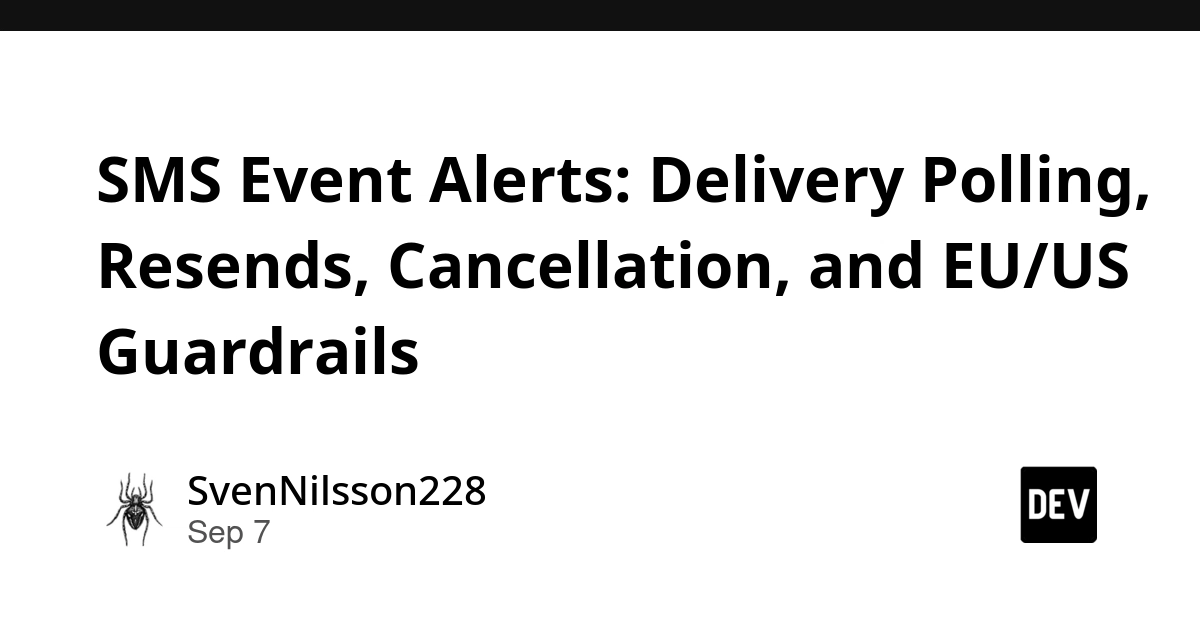 SMS Event Alerts: Mastering Delivery, Resends, and EU/US Guardrails