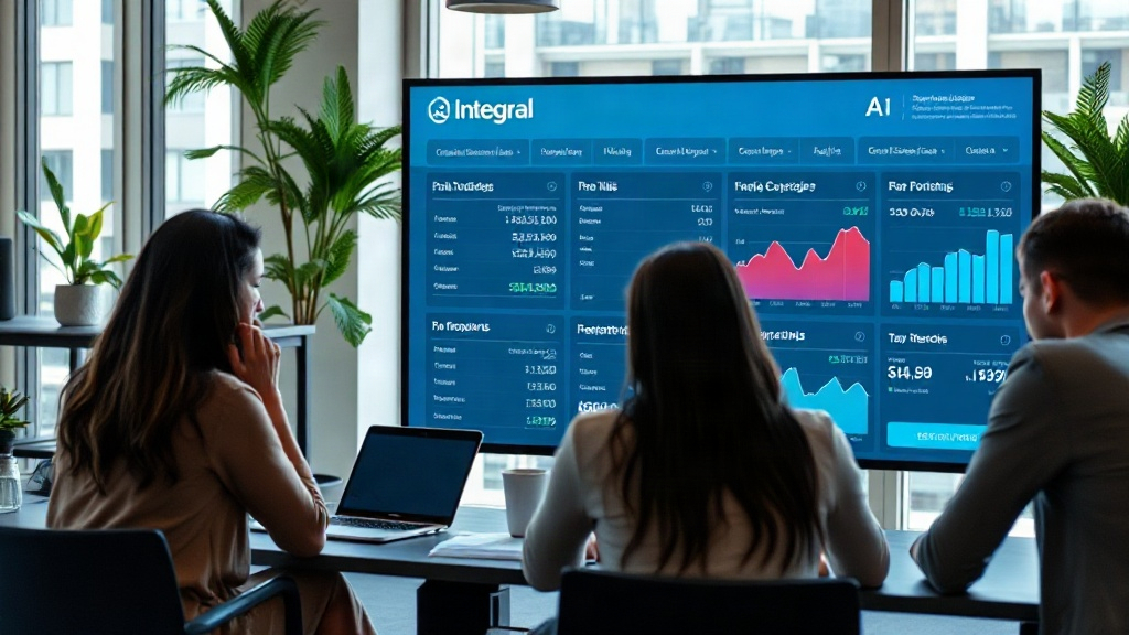 Integral's AI dashboard displaying automated expense categorization and tax reporting summaries.