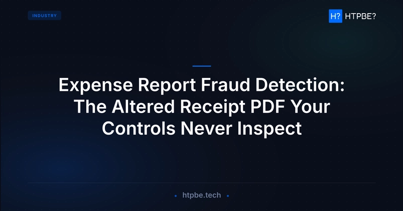 Altered PDF Receipts Undermine Expense Controls, Costing $40k Per Scheme