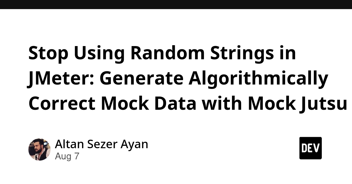 Mock Jutsu Plugin Generates Valid Mock Data for JMeter Load Tests