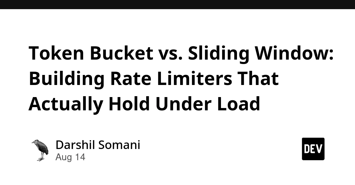 Token Bucket vs. Sliding Window: Rate Limiters Under Load
