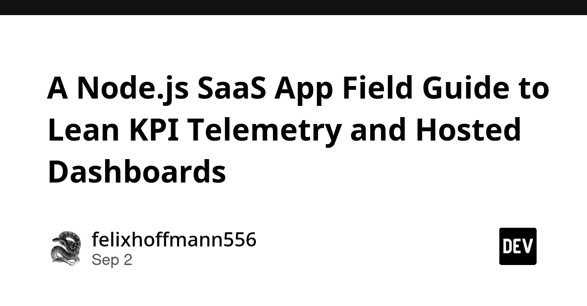 Node.js SaaS KPIs: Lean Telemetry vs. Event Stores for Dashboards