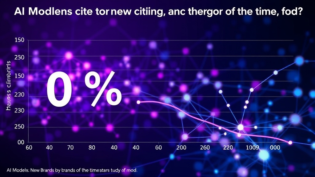 Chart showing citation rate of brands by age across AI models
