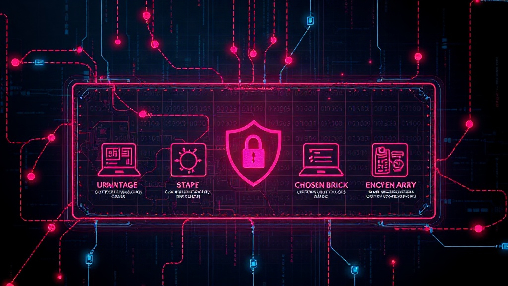 Diagram illustrating the multi-stage infection and data exfiltration process of CHOSEN BRICK malware