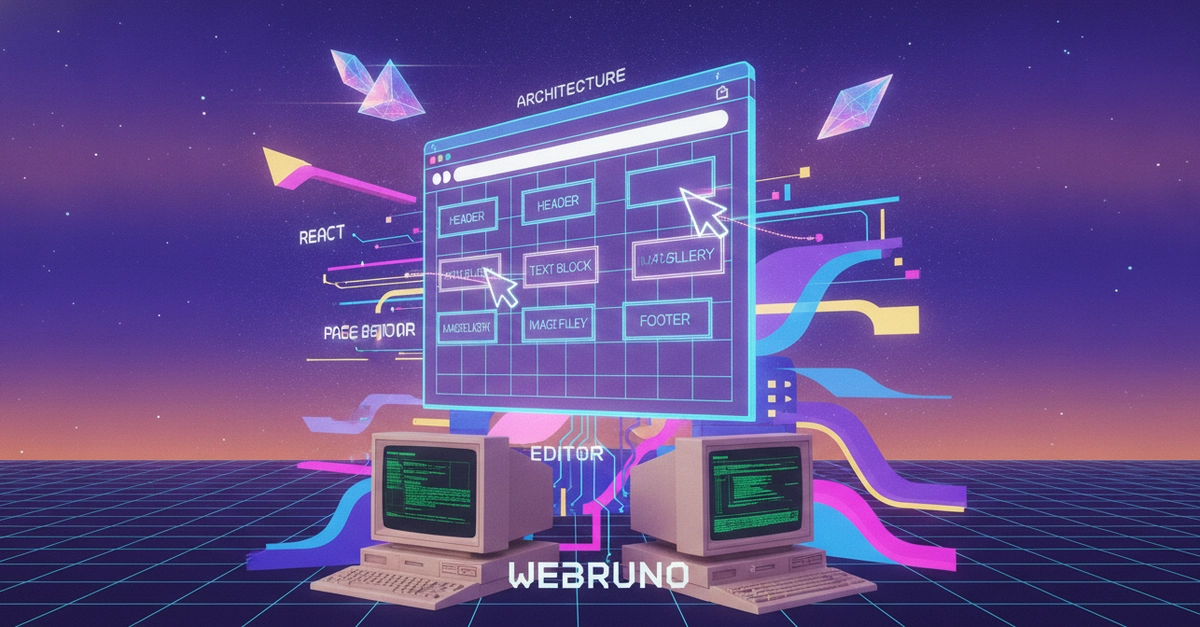 Webruno's React Page Editor: Beyond Raw HTML for Website Builders