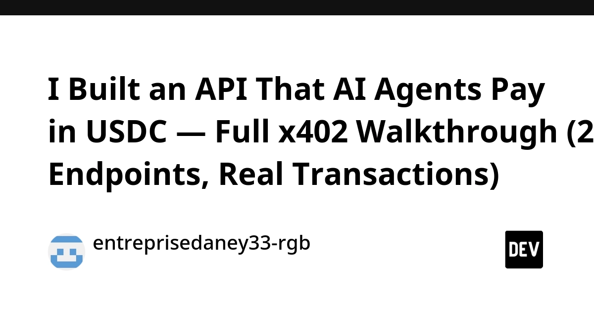 AI Agents Pay for API Calls with USDC Using New x402 Protocol