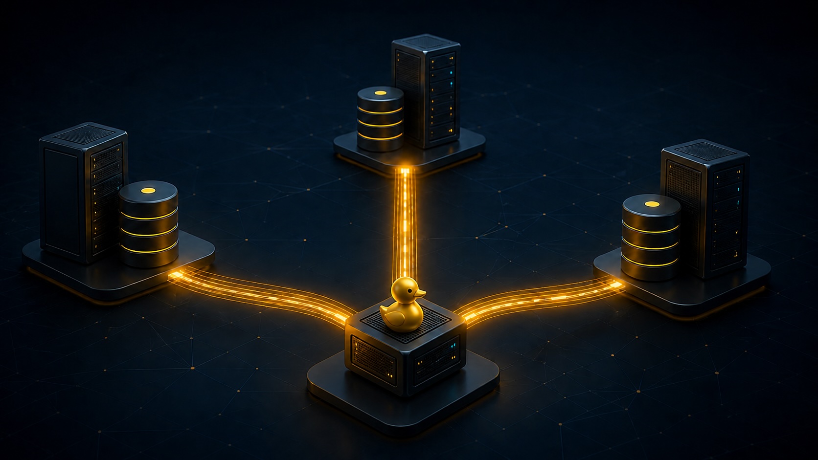 Quack Enables Concurrent SQL Queries Across Three Remote DuckDB Instances