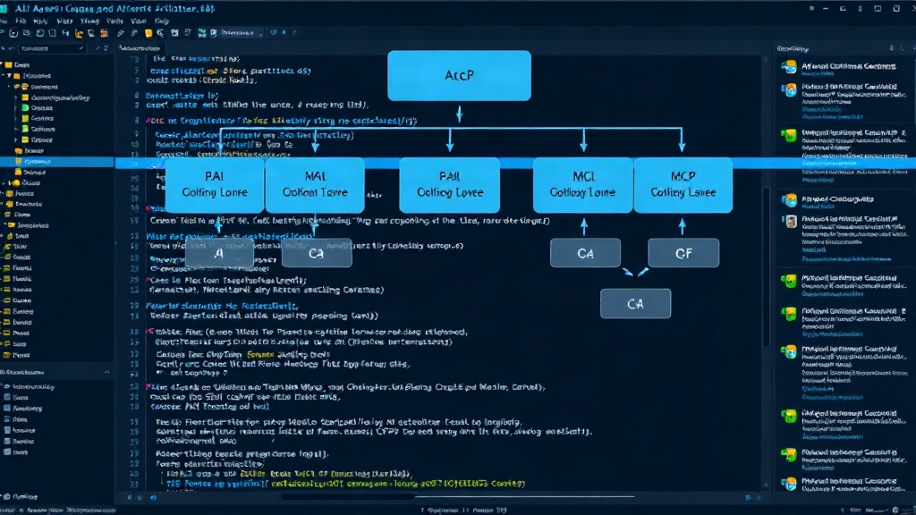 Diagram illustrating AI agent architecture with skills and MCP configurations