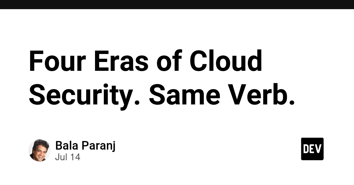 Cloud Security's Four Eras: Foundational, CSPM, Automation, and AI