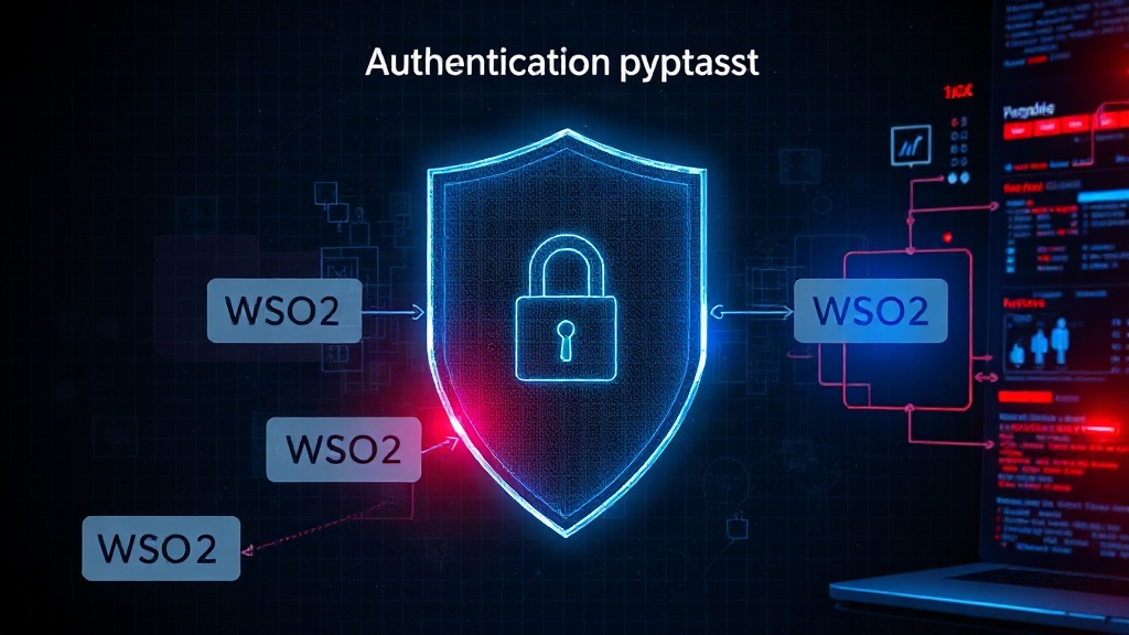 Diagram illustrating WSO2 authentication bypass vulnerability and attack vectors