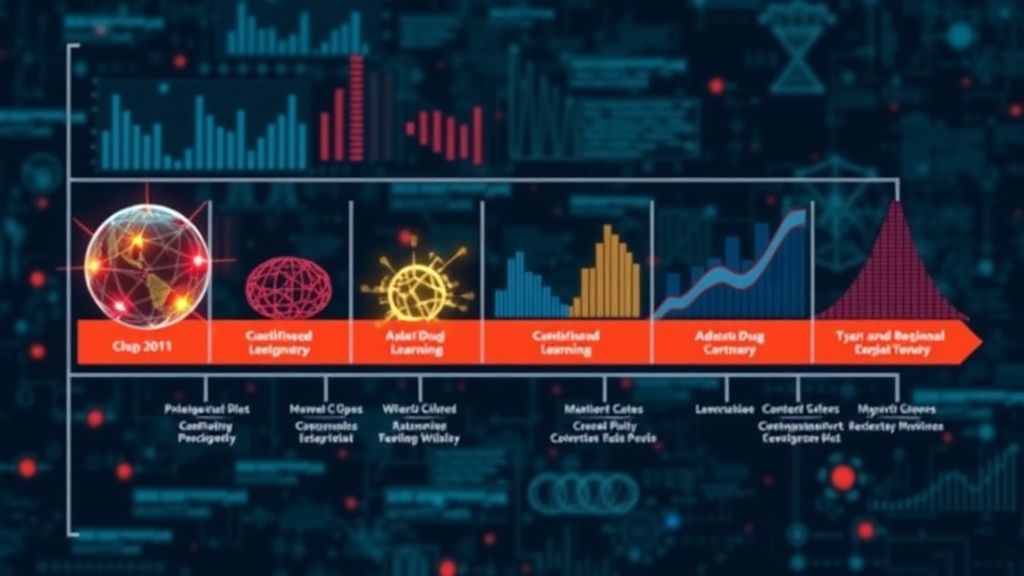 Visual representation of the multi-stage drug discovery and development pipeline