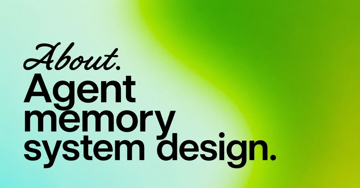 AI Agents Need Memory: Designing Systems for Recall