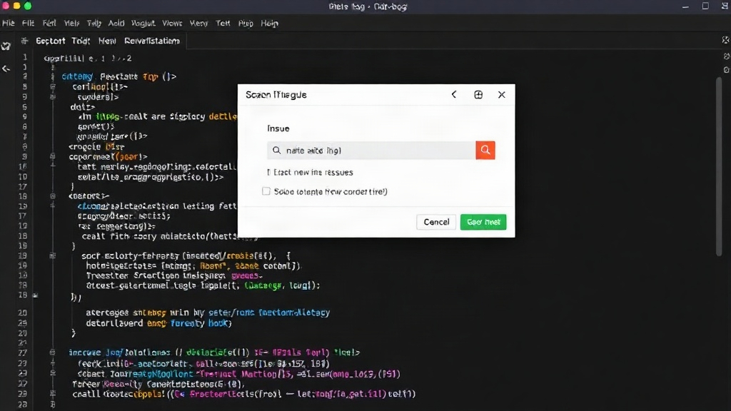 Screenshot of Git-bug command-line interface creating a new issue