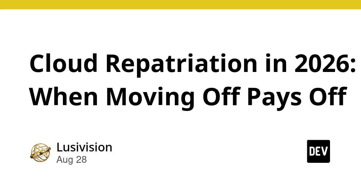 83% of Enterprises Eye Cloud Repatriation by 2026