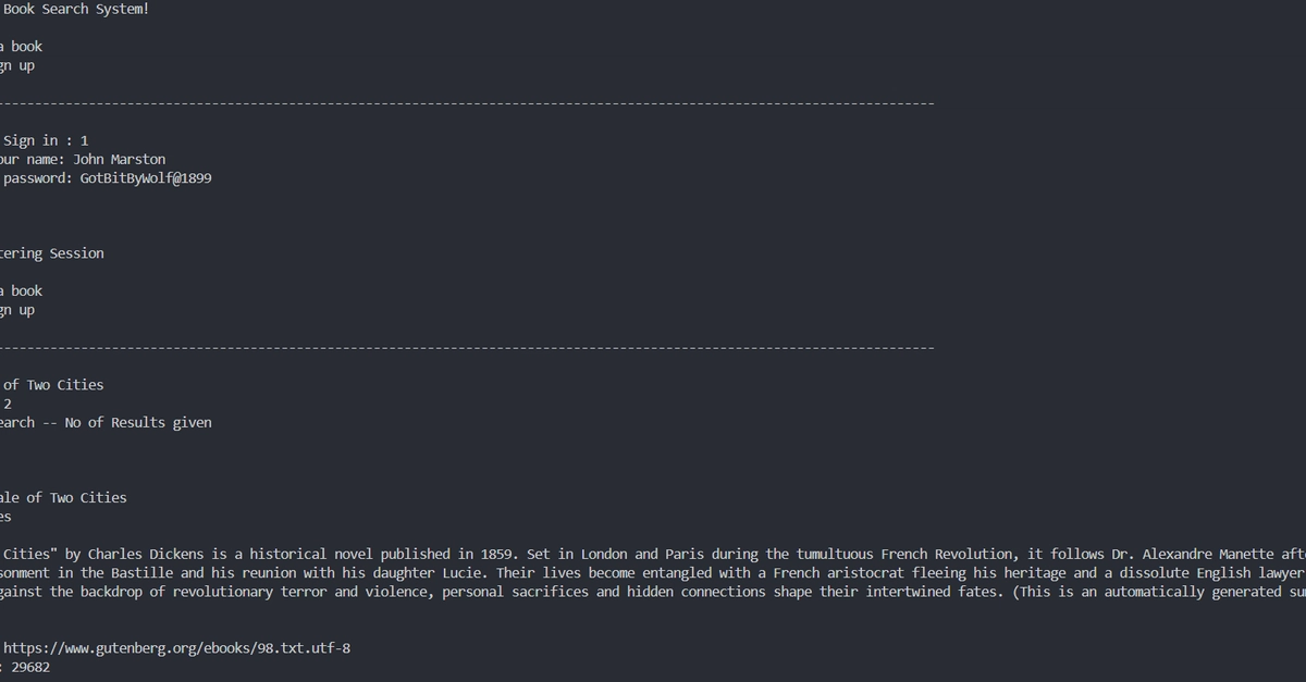 Python Project: CLI App Searches, Downloads Books via Gutendex API