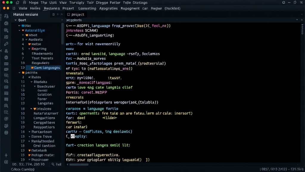 Terminal output showing ASDF managing multiple language versions in a project