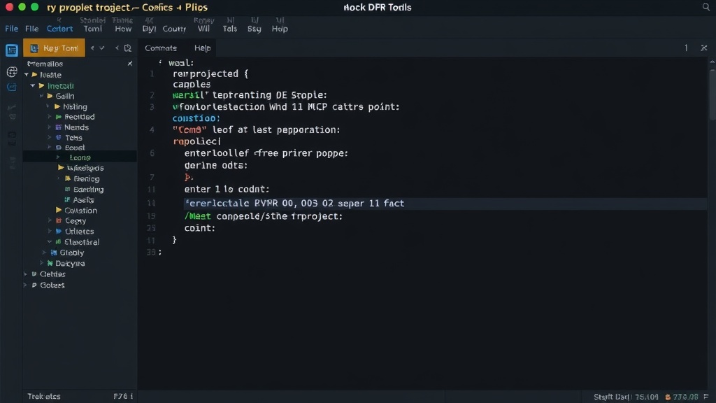 Example pyproject.toml snippet showing MCP tool entry point configuration