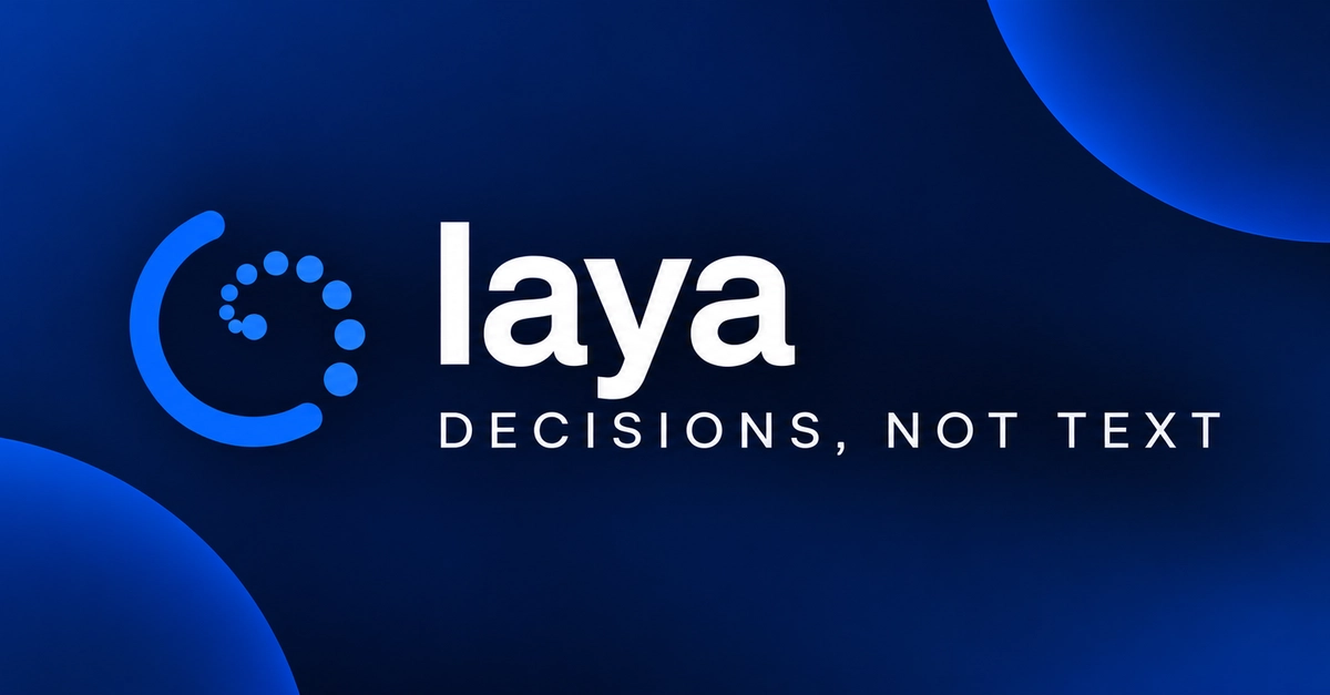Laya AI: A 421M-Parameter Engine That Decides, Not Generates