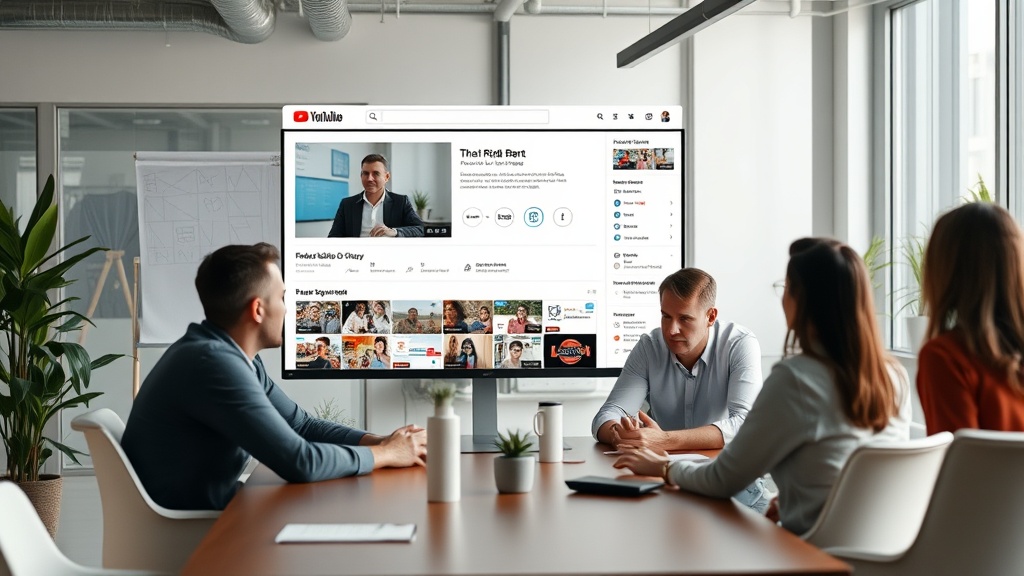 Creator's YouTube channel interface showing a skewed distribution of content by brand