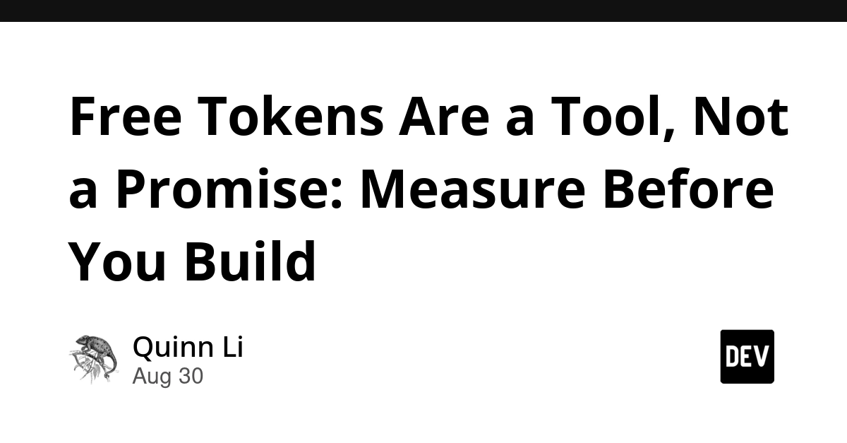 Free LLM Tokens: A Tool, Not a Guarantee, Measure Before Production