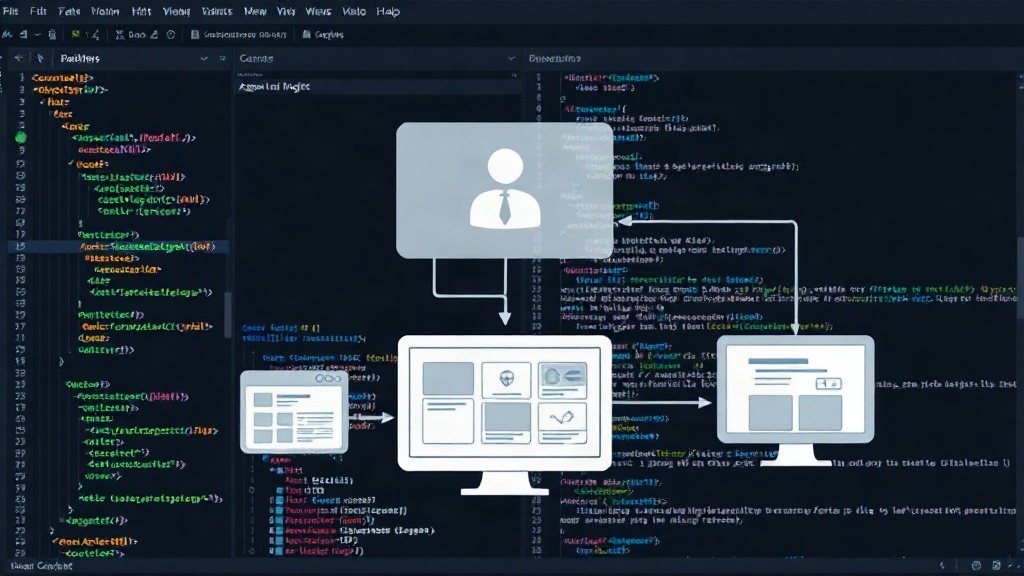 Diagram showing Agent Interface connecting AI models to computer GUIs and web applications