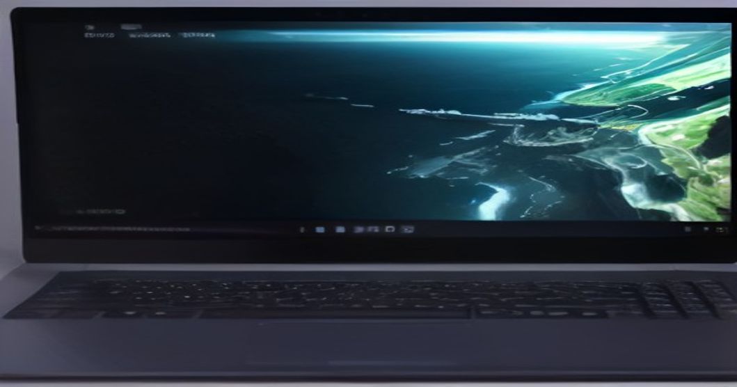 Rear view of the Asus ZenScreen OLED MQ16FC showing USB-C and Micro-HDMI ports