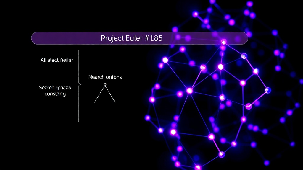 Diagram illustrating the Project Euler #185 problem constraints and search space
