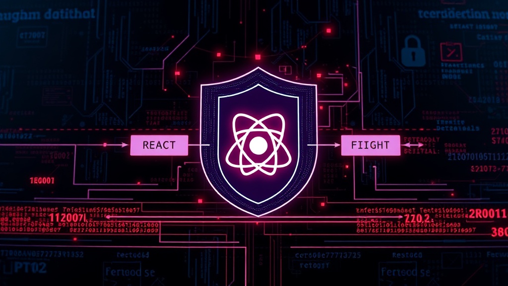 Diagram illustrating the React Flight protocol data flow and potential attack vectors
