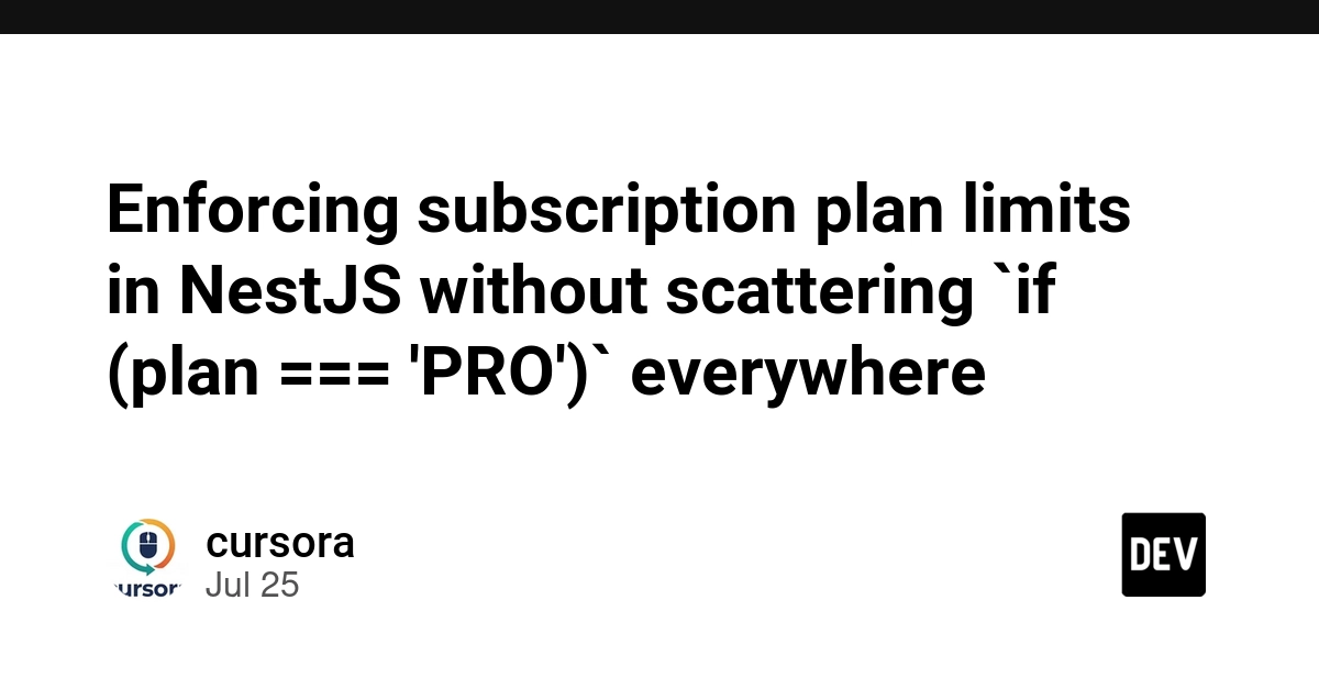 NestJS Subscription Limits: Guard Clauses vs. Decorators
