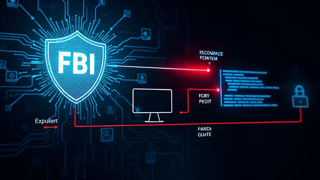 Diagram illustrating the claimed exploit path via Oracle PeopleSoft into FBI systems