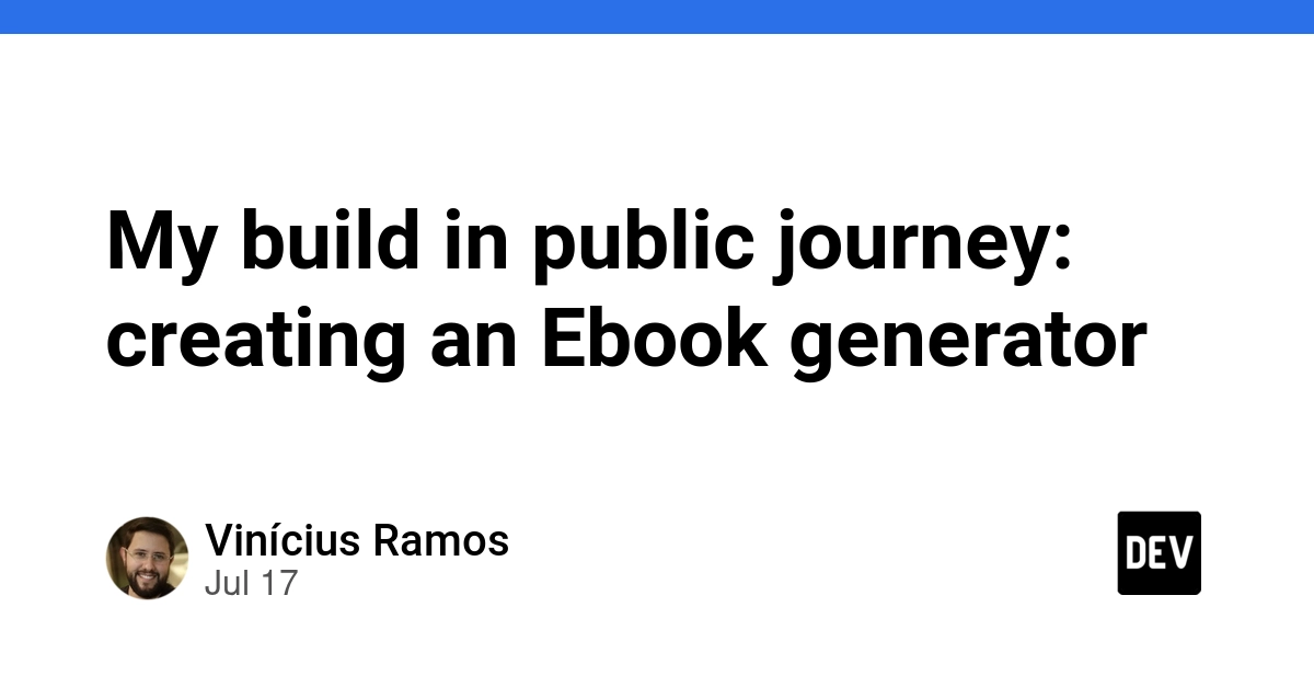 From 3 Weekends to 15 Minutes: Ebookr.ai Automates Content Creation