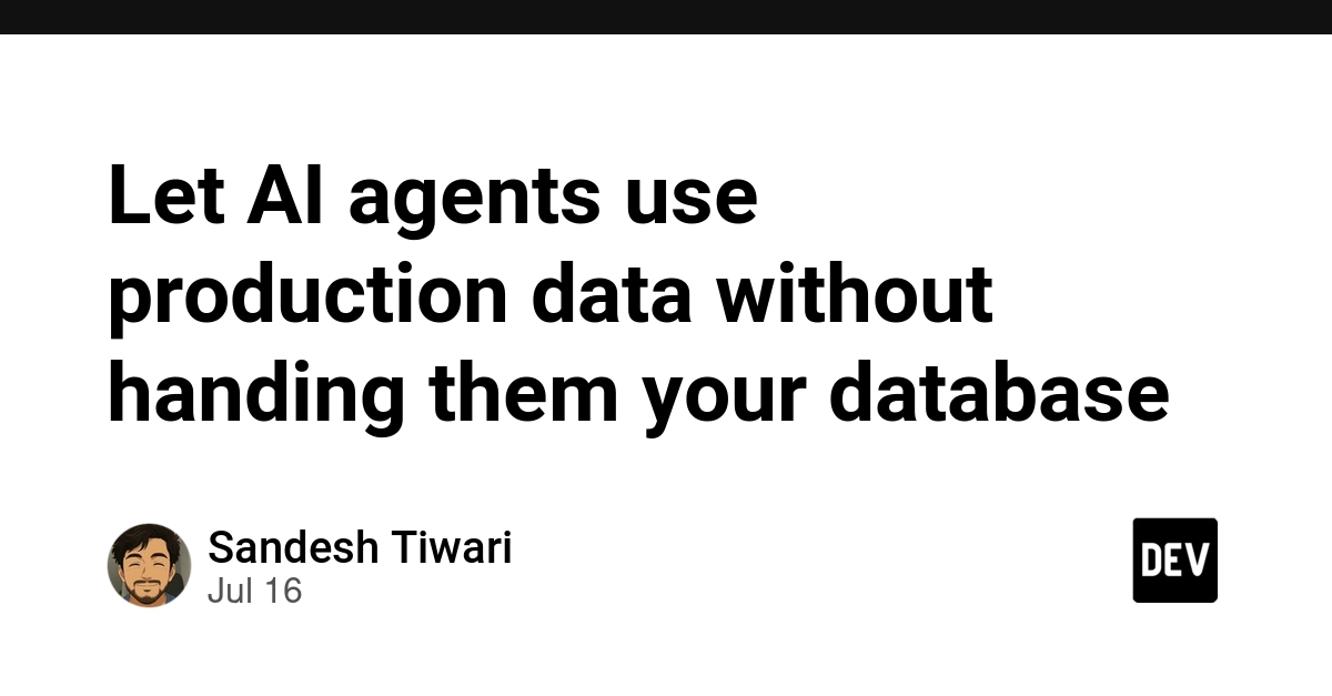 Synapsor Runner: AI Agents Access Prod Data Safely