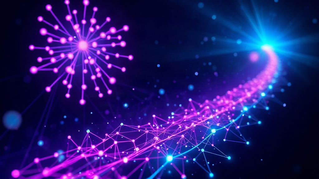 Conceptual visualization of AI interpreting complex road sensor data for autonomous driving